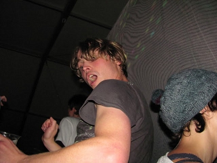 Johnny dancing at Wetterleuchten 2011